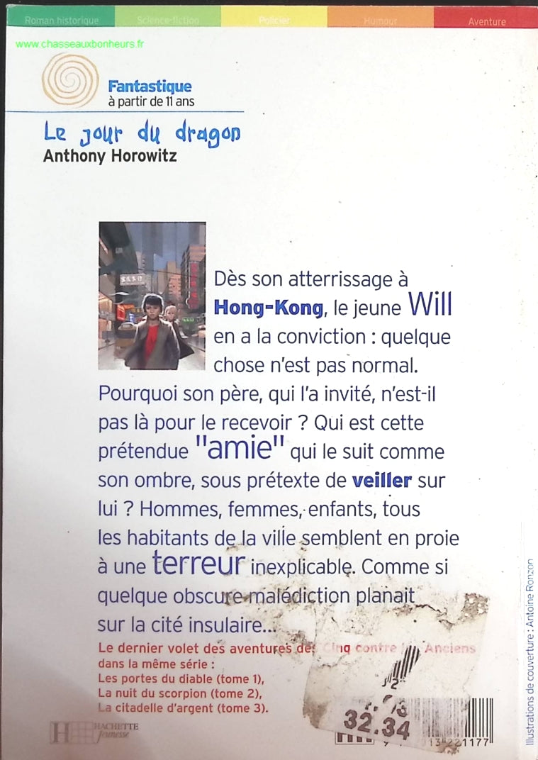 Le jour du dragon - Anthony Horowitz - livre