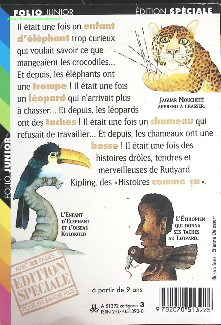 Histoires comme ça - Rudyard Kipling - livre