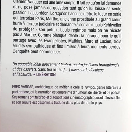Sans feu ni lieu - Fred Vargas - Livre