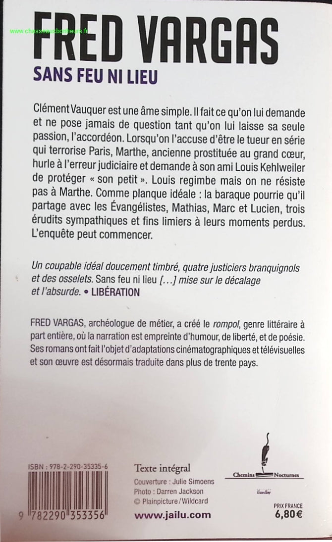 Homeless - Fred Vargas - Book