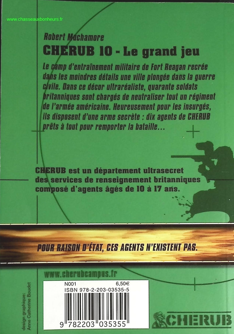 Cherub - Tome 10 - Le Grand Jeu - Robert Muchamore - livre