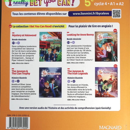I Really Bet You Can! Anglais 5e (2022) - Workbook - Frédéric André - livre
