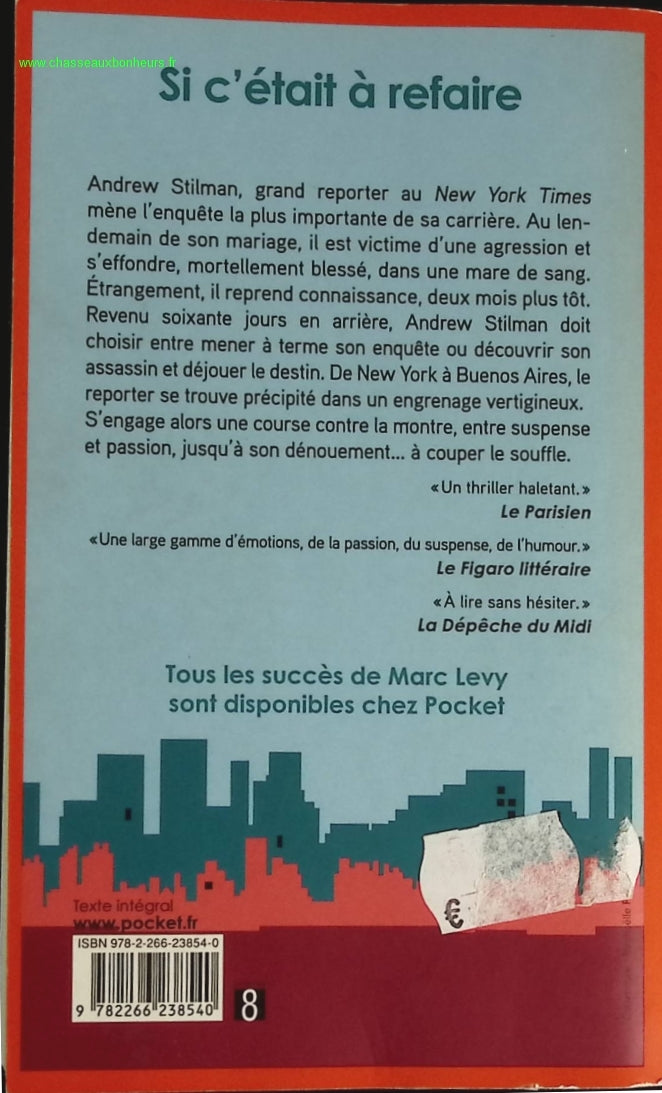 If I had to do it again - Marc Levy - book