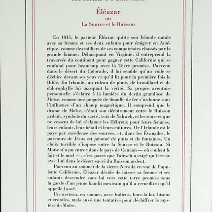 Éléazar ou La Source et le Buisson - Michel Tournier - livre