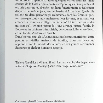 La chambre de Barbe-Bleue - Thierry Gandillot - livre