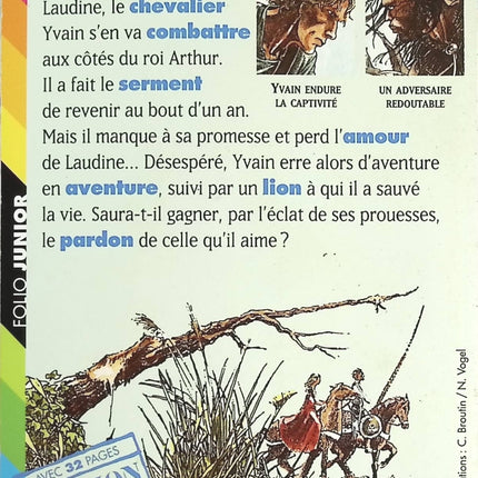 Yvain, le Chevalier au lion - Chrétien de Troyes - livre
