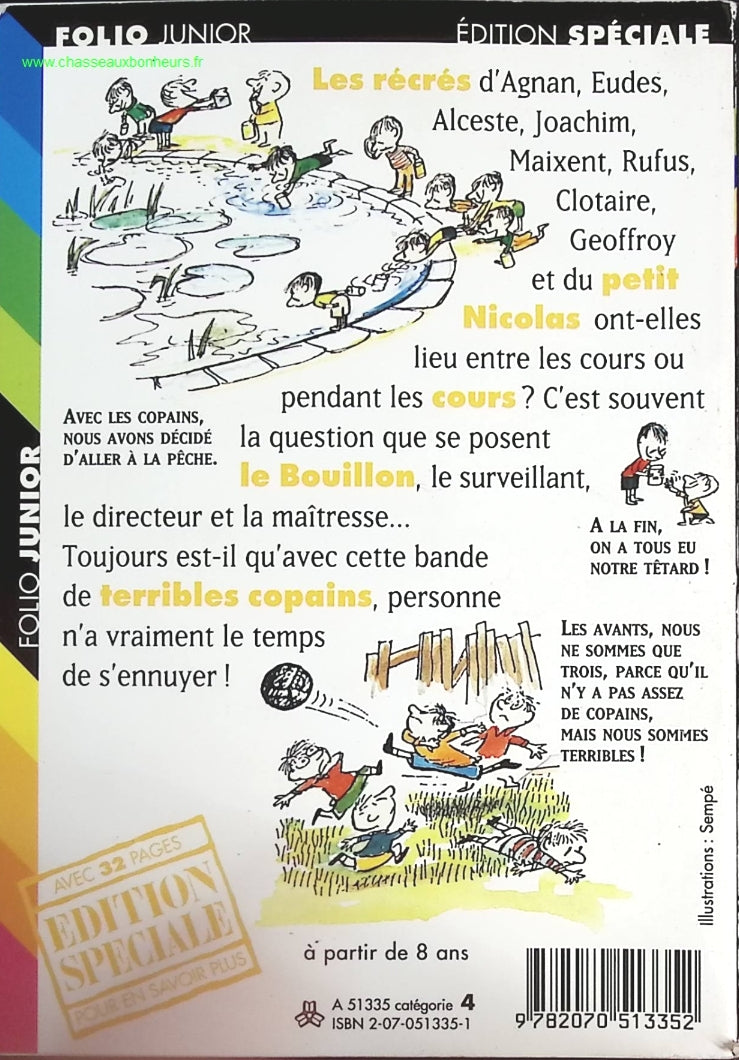 Les Récrés Du Petit Nicolas - Jean-Jacques Sempé, René Goscinny - livre