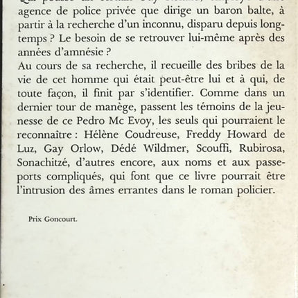 Street of Obscure Shops - Patrick Modiano - 2007 - book