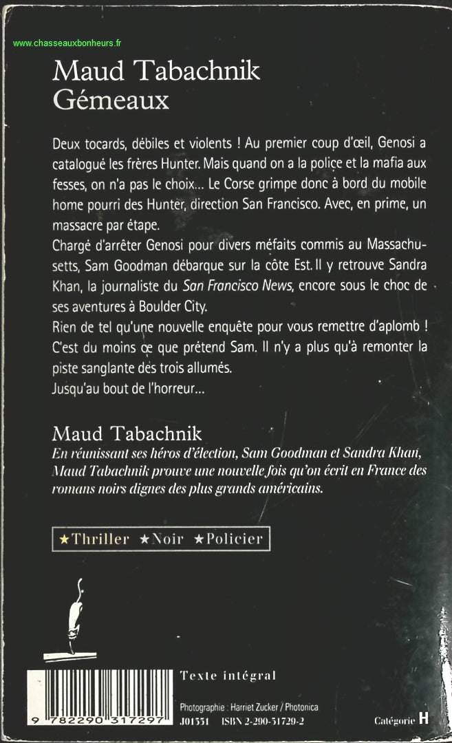 Gémeaux - Maud Tabachnik - livre