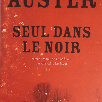 Seul dans le Noir - Paul Auster - livre