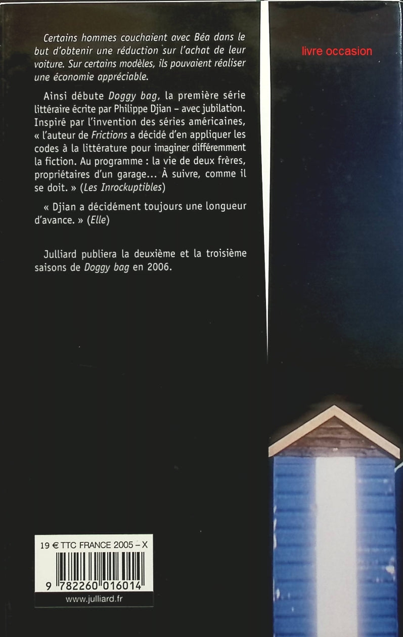 Doggy Bag : Saison 1 - Philippe Djian - livre