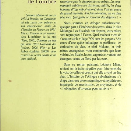 La Saison De L'ombre - Léonora Miano - livre