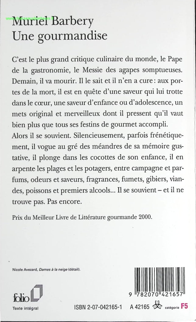 A delicacy - Muriel Barbery - Book