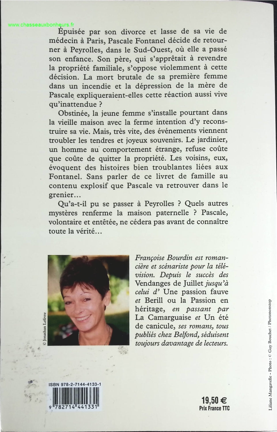 L'inconnue de Peyrolles - Françoise Bourdin - livre