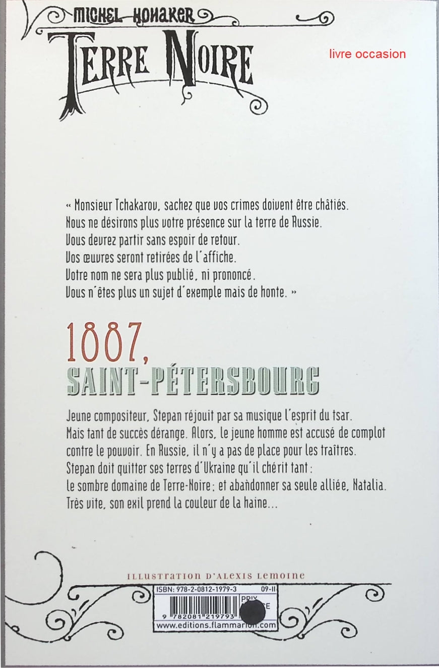 Terre noire, tome 1 : Les exilés du tsar - Michel Honaker - livre