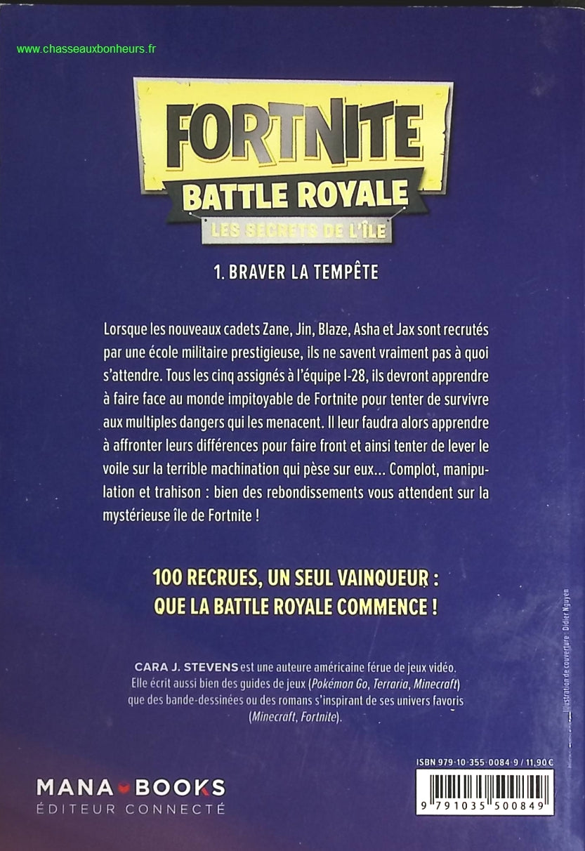 Fortnite Battle Royale - Les Secrets de l'île tome 1 - Stevens Cara J. - livre