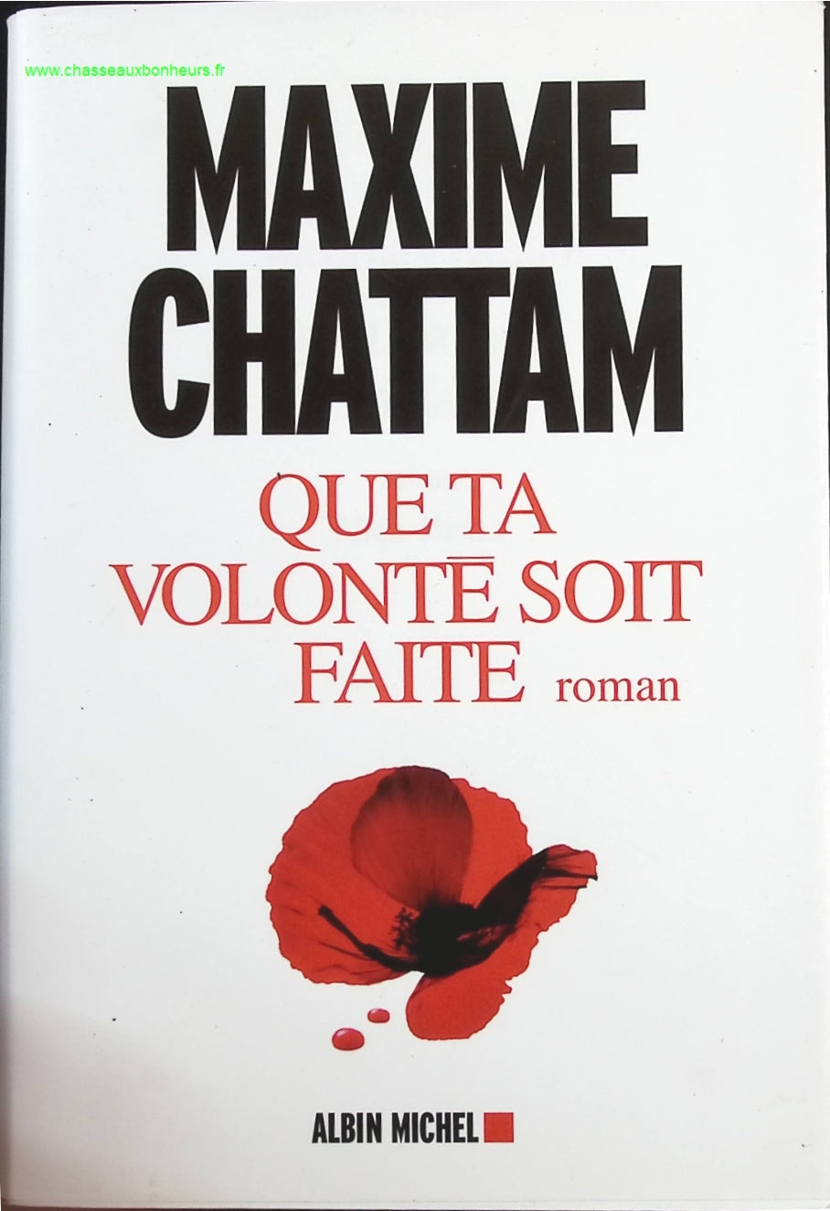 Que ta volonté soit faite - Maxime Chattam - livre