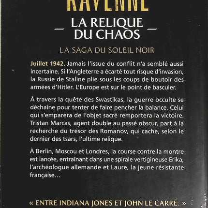 La saga du soleil noir - Tome 3 - La relique du chaos - Éric Giacometti, Jacques Ravenne - livre