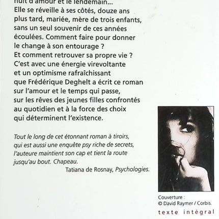 La Vie d'une autre - Frédérique Deghelt - livre