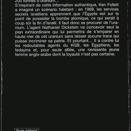 Triangle – thriller historique et espionnage captivant de Ken Follett suspense et secrets - livre