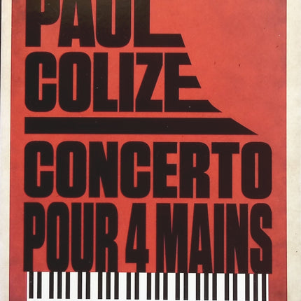 Concerto pour quatre mains - Paul Colize - livre