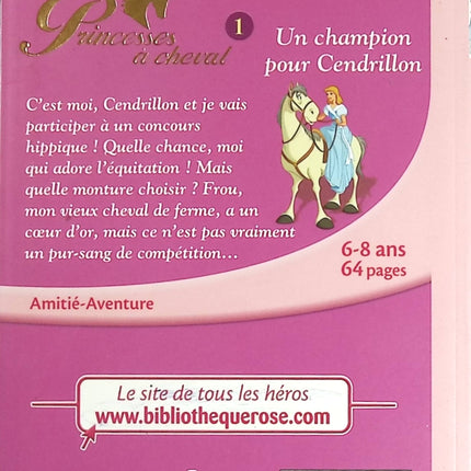 Un champion pour Cendrillon - Bibliothèque Rose - livre