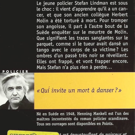 Le Retour du professeur de danse - Henning Mankell, roman contemporain captivant sur secrets et relations humaines - livre