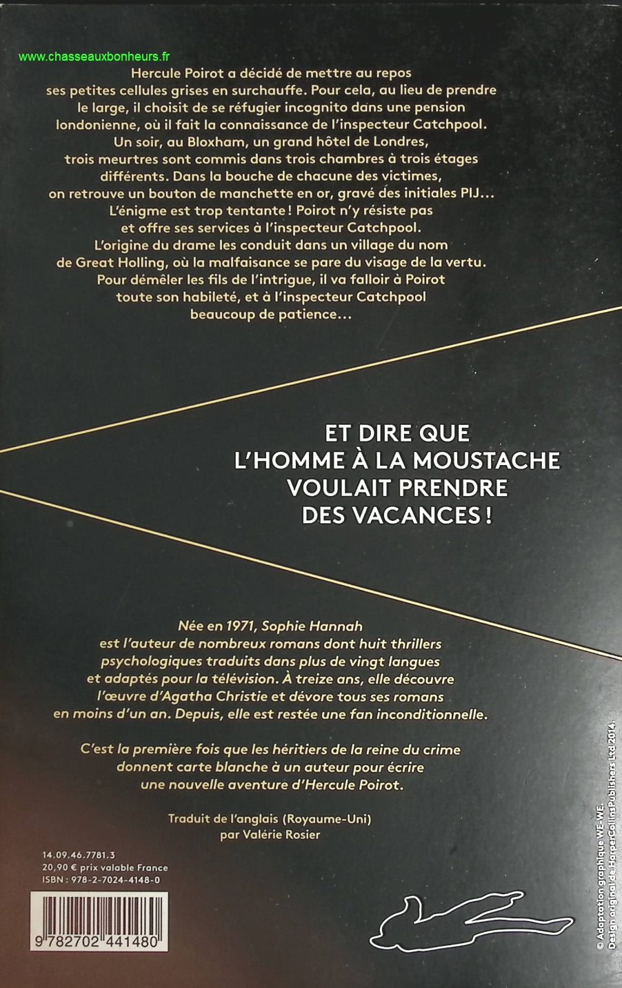 Meurtres en majuscules - Une nouvelle enquête d'Hercule Poirot - Sophie Hannah - livre