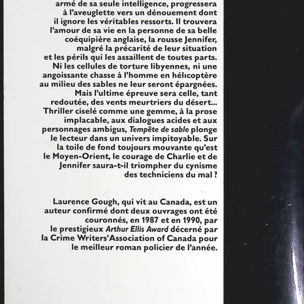 Tempête de sable - Marie-Caroline Aubert - livre
