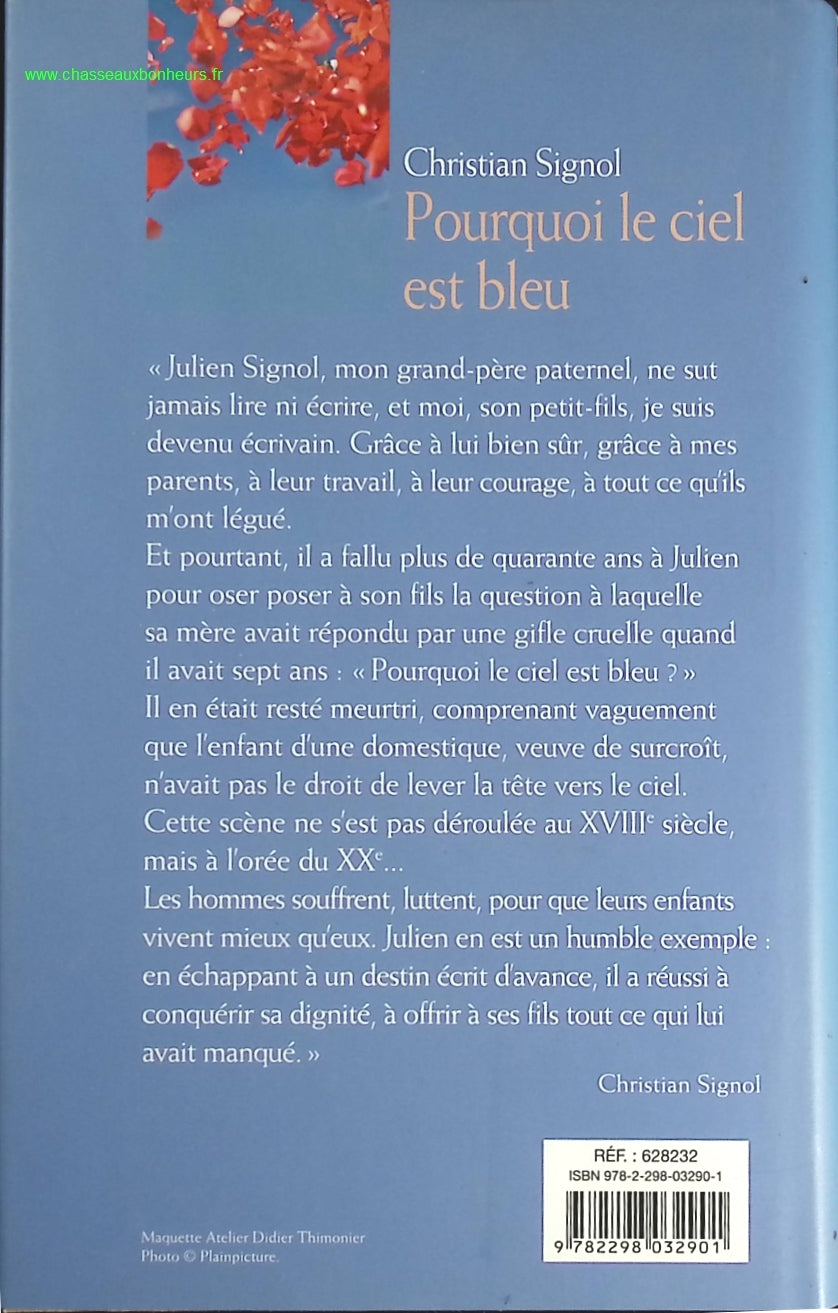 Pourquoi le ciel est bleu - Christian SIGNOL - livre