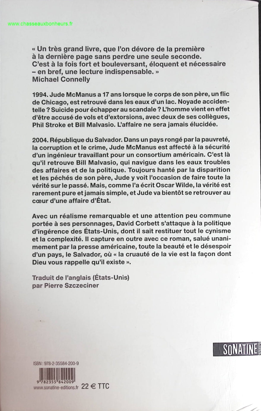 Une certaine vérité - David Peters Corbett - livre