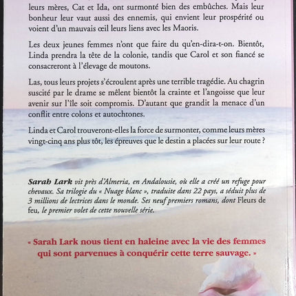 Le chant des coquillages - Sarah Lark - livre