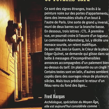 Pars vite et reviens tard - Fred Vargas - livre