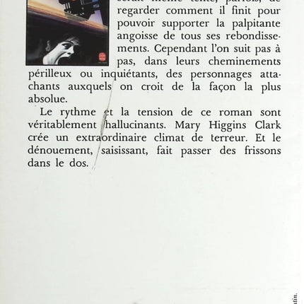 Thriller La Nuit du renard Mary Higgins Clark suspense enlèvement mystère tension psychologique livre occasion - livre