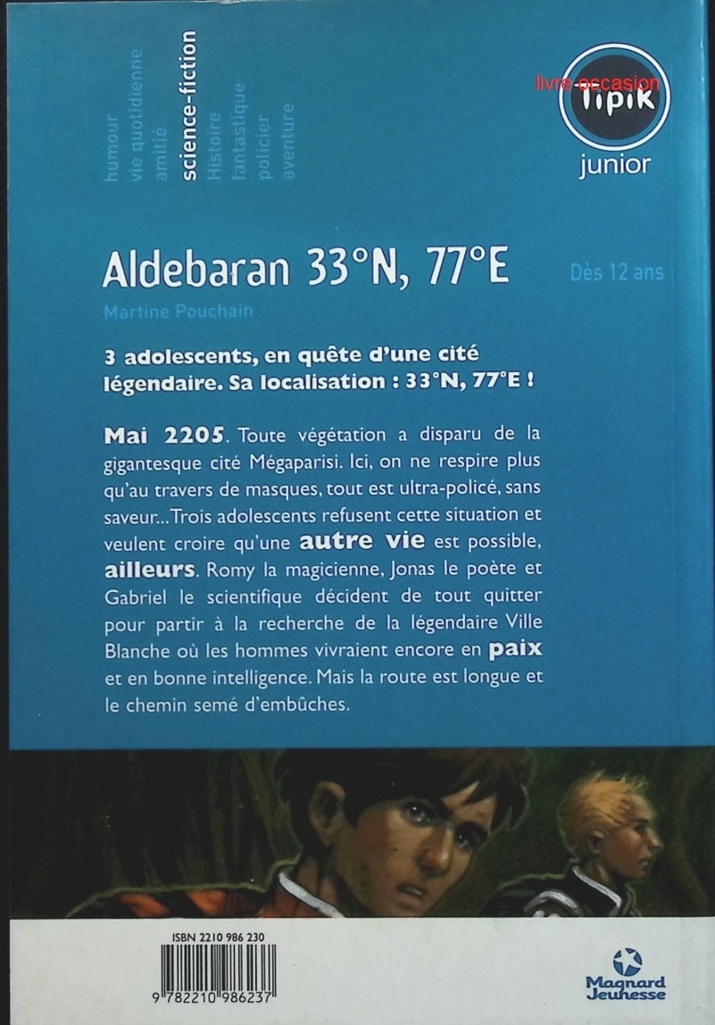 Aldébaran 33°N, 77°E - Martine Pouchain - Livre
