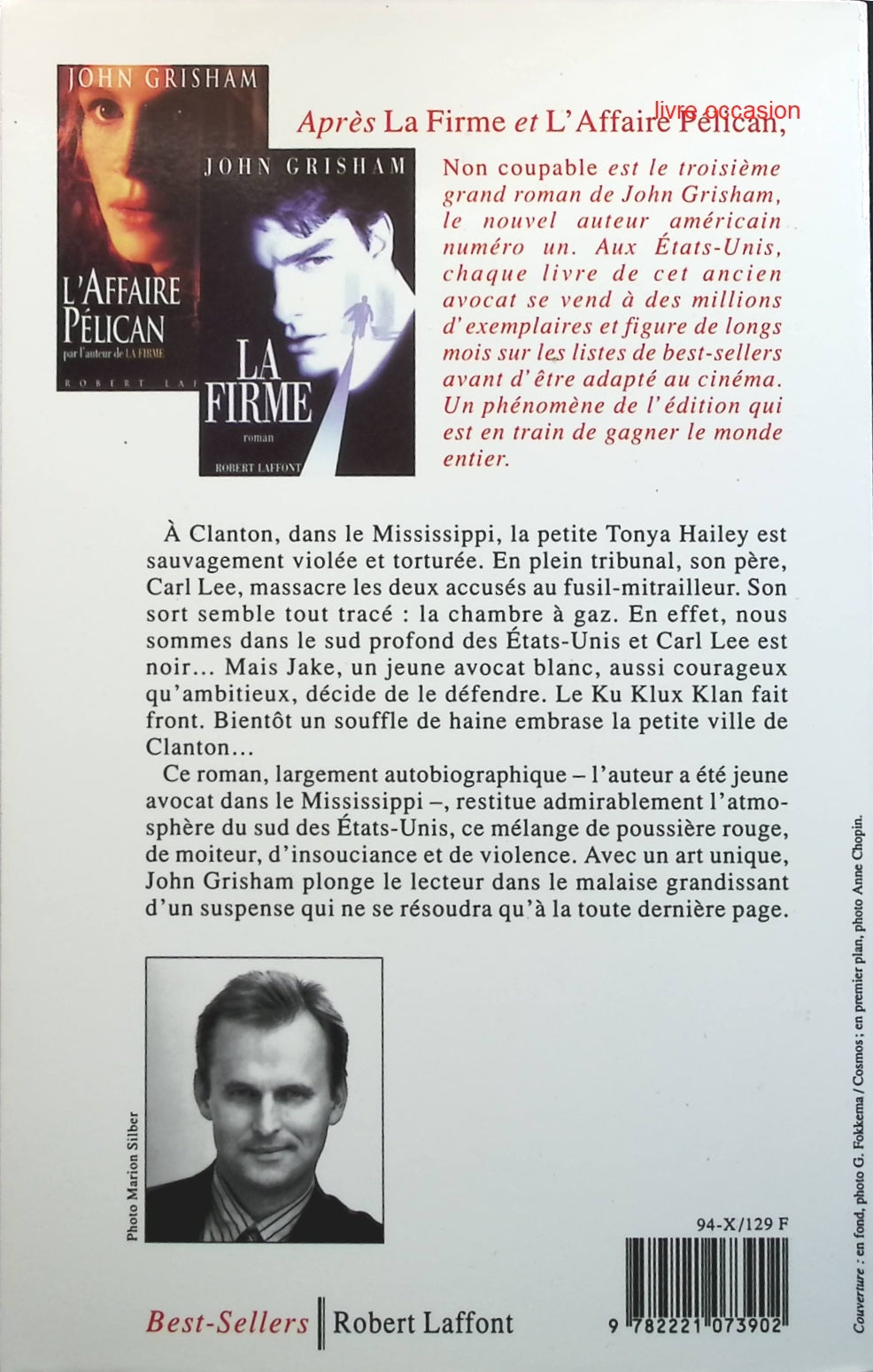 Non Coupable - John Grisham - Livre