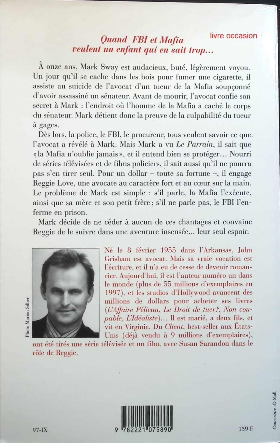 Le client - John Grisham - Livre
