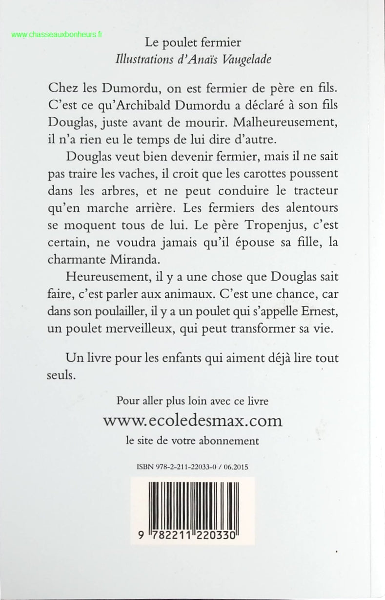 Le poulet fermier - Desarthe Agnes - livre