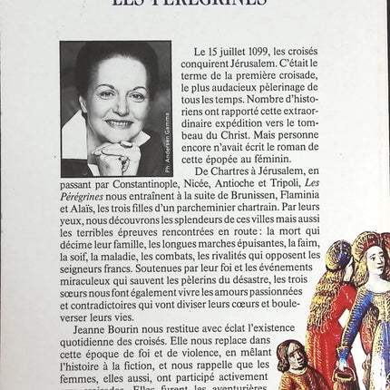 Les pérégrines - Jeanne Bourin - livre
