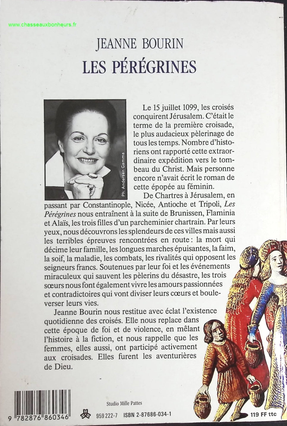 Les pérégrines - Jeanne Bourin - livre