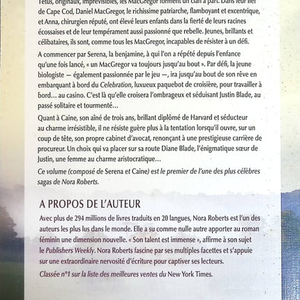 La Saga des MacGregor - Nora Roberts - livre