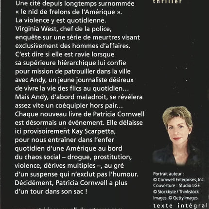 La Ville des frelons - Patricia Cornwell - livre