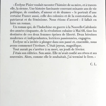 Et soudain, la liberté - Évelyne Pisier - livre