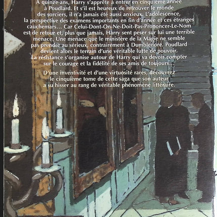 Harry Potter et l’Ordre du Phénix – J.K. Rowling tome 5 saga fantastique sorcier Poudlard - livre