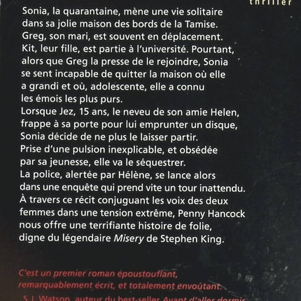 Désordre - Penny Hancock - livre
