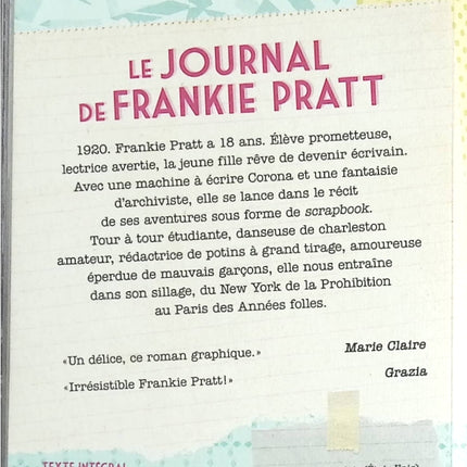 Le Journal de Frankie Pratt - Caroline Preston - livre