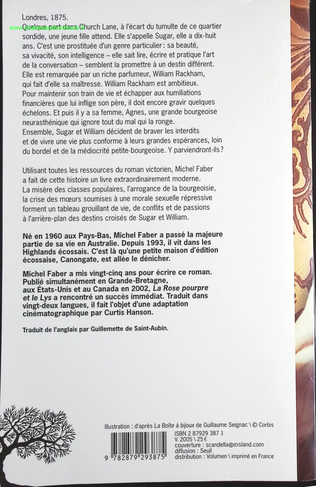 La Rose pourpre et le Lys - Michel Faber - livre