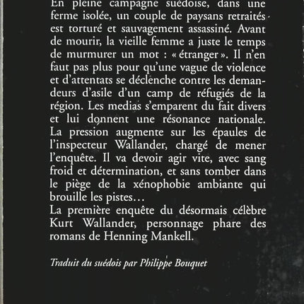 Faceless Murderers - Henning Mankell - 2001 - book