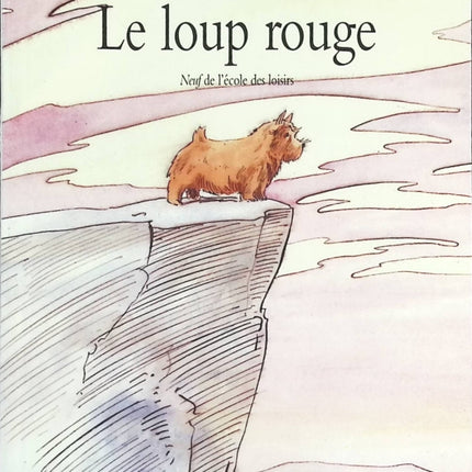 Le Loup rouge – Friedrich Karl Waechter – album jeunesse illustré humour loup conte revisité occasion - livre