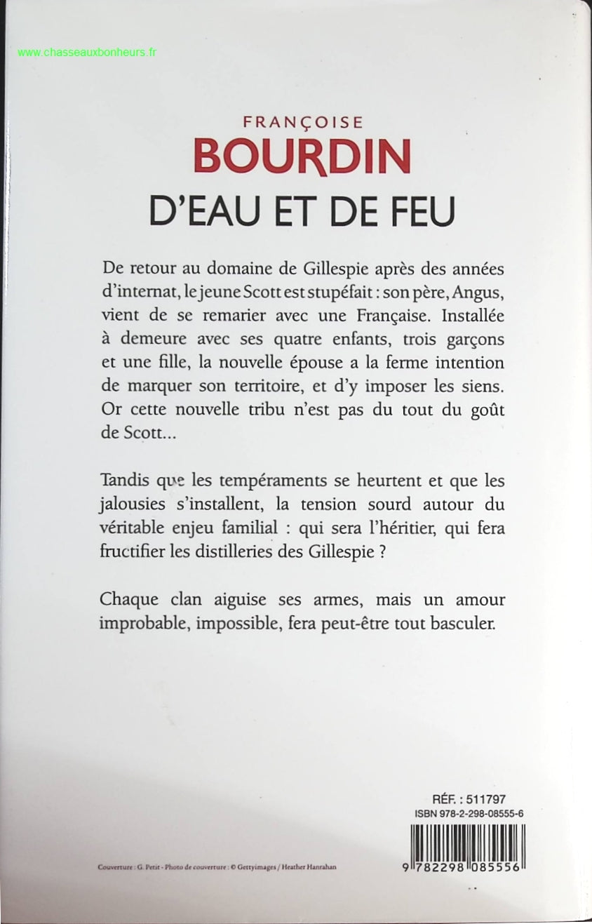 D'eau et de feu - Françoise Bourdin - livre
